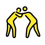 People Wrestling SVG Icon